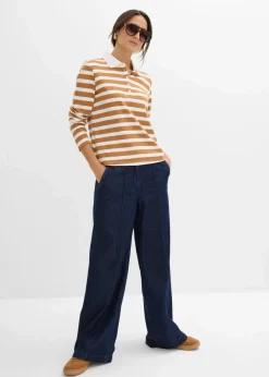 Best Poloshirt aus schwerer Bio-Baumwolle Damen Shirts & Tops|Basics