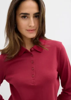 Clearance Poloshirt aus schwerer Bio-Baumwolle Damen Nachhaltigere Materialien|Shirts & Tops