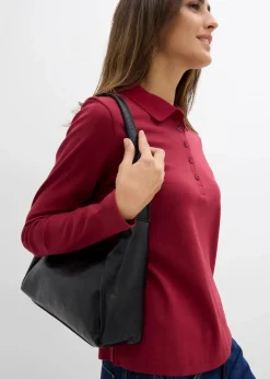 Clearance Poloshirt aus schwerer Bio-Baumwolle Damen Nachhaltigere Materialien|Shirts & Tops