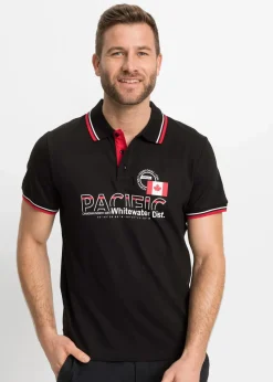 Herren bonprix Shirts & Polos|Große Größen|Poloshirt, Kurzarm aus reiner Bio-Baumwolle (2er Pack)