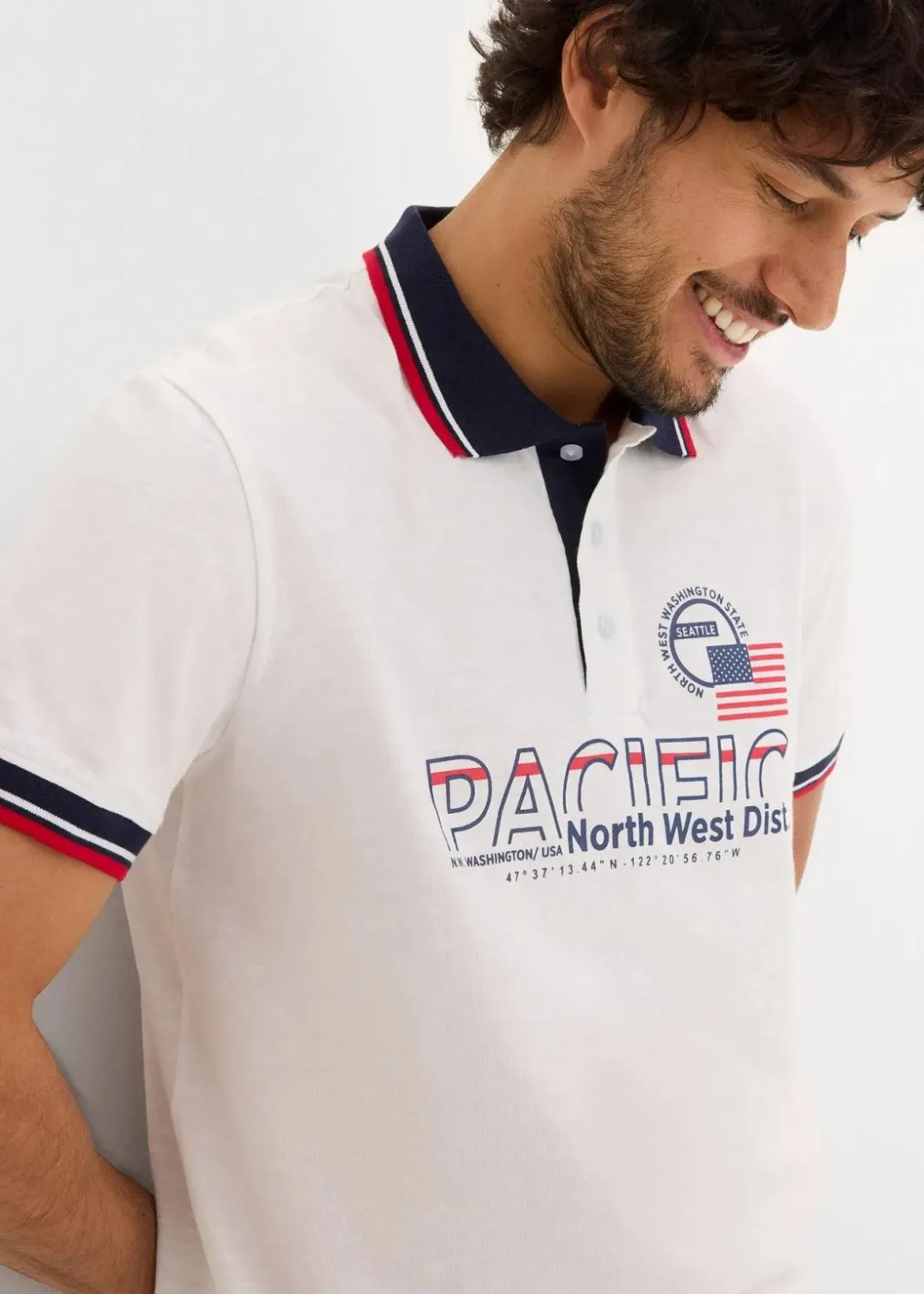 Herren bonprix Große Größen|Shirts & Polos|Poloshirt, Kurzarm aus reiner Bio-Baumwolle (2er Pack)