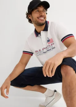 Herren bonprix Große Größen|Shirts & Polos|Poloshirt, Kurzarm aus reiner Bio-Baumwolle (2er Pack)