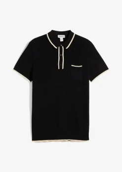 Herren bonprix Shirts & Polos|Poloshirt mit Kontrastdetails