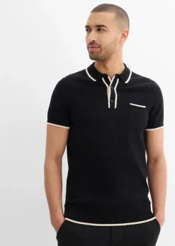 Herren bonprix Shirts & Polos|Poloshirt mit Kontrastdetails