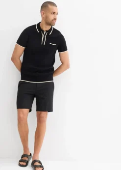 Herren bonprix Shirts & Polos|Poloshirt mit Kontrastdetails