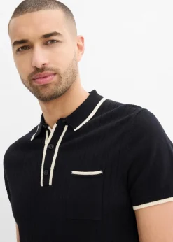 Herren bonprix Shirts & Polos|Poloshirt mit Kontrastdetails
