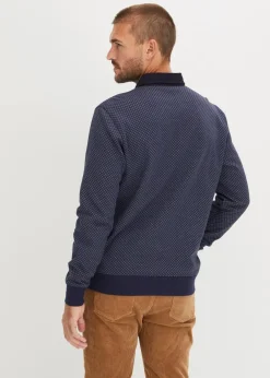 New Polo-Sweatshirt aus Bio-Baumwolle Herren Große Größen|Sweat