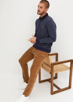 New Polo-Sweatshirt aus Bio-Baumwolle Herren Große Größen|Sweat