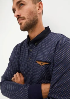 New Polo-Sweatshirt aus Bio-Baumwolle Herren Große Größen|Sweat