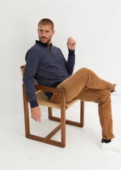 New Polo-Sweatshirt aus Bio-Baumwolle Herren Große Größen|Sweat