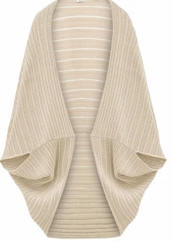 New Poncho aus Feinstrick Damen Ponchos|Schuhe & Accessoires In Spezialgrößen·Tücher & Ponchos