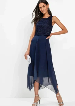 Premium Chiffonkleid mit Spitze Damen Kleider|Festliche Mode