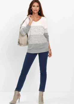 Damen bonprix Bekleidung·Umstandsmode|Bekleidung·Jeans|Premium Pullover mit Cashmere-Anteil