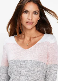 Damen bonprix Bekleidung·Umstandsmode|Bekleidung·Jeans|Premium Pullover mit Cashmere-Anteil