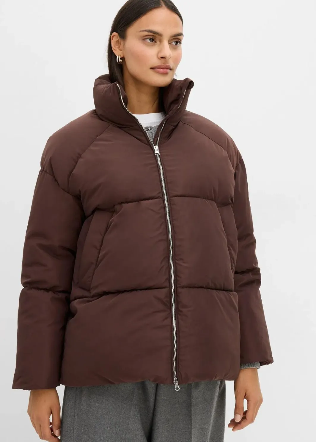 Damen bonprix Jacken & Mäntel|Nachhaltigere Materialien|Puffer-Jacket