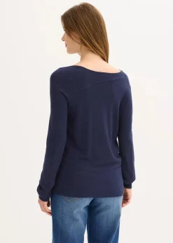 Online Pullover aus fließendem Viskose-Mix Damen Bekleidung·Umstandsmode|Bekleidung·Jeans