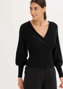 Damen bonprix Bekleidung·Umstandsmode|Strickmode|Pullover aus fließendem Viskose-Mix