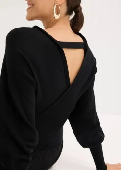 Damen bonprix Bekleidung·Umstandsmode|Strickmode|Pullover aus fließendem Viskose-Mix