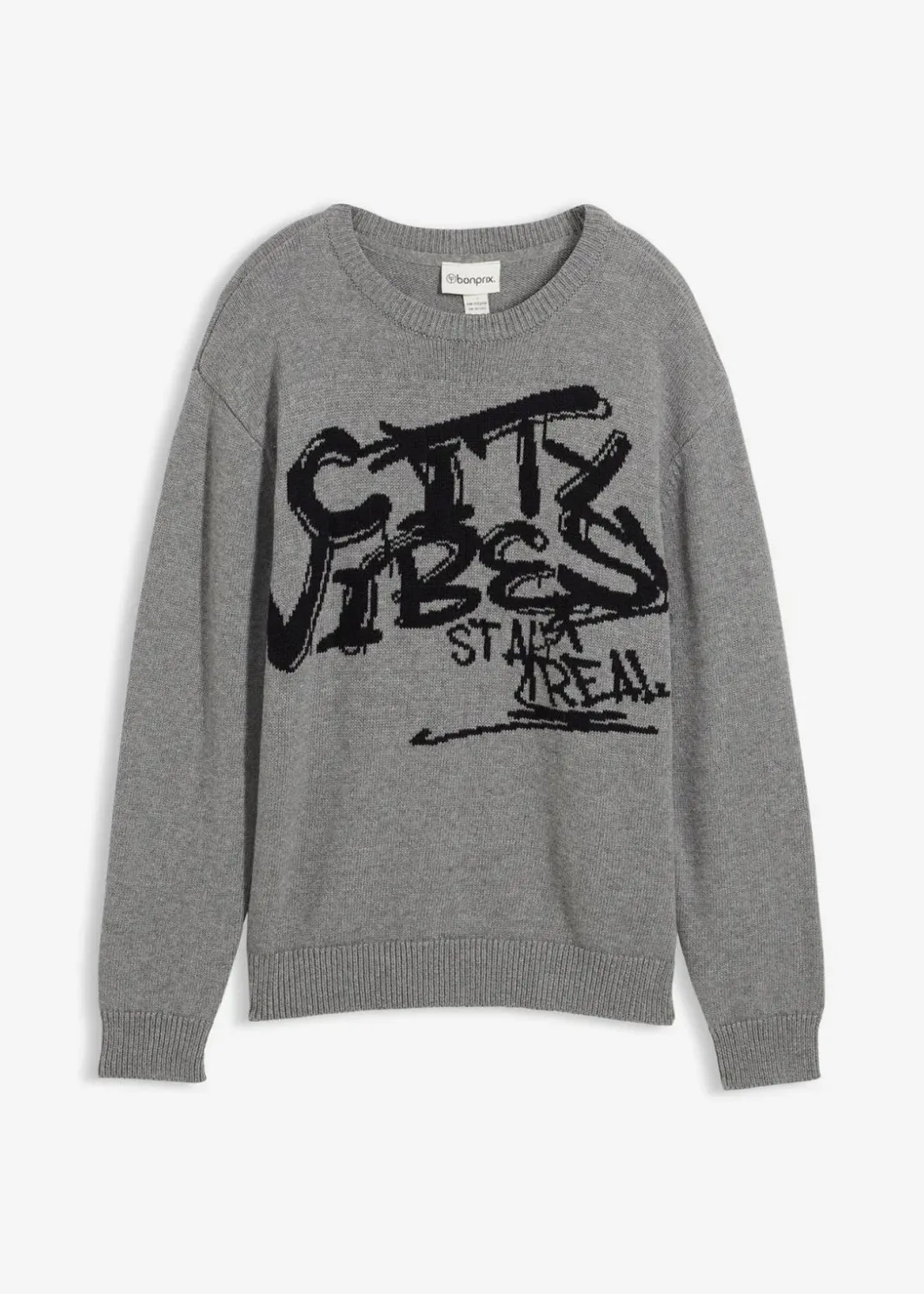 Sale Pullover aus reiner Baumwolle Kinder Jungen 9-16 Jahre·Sweat & Strick