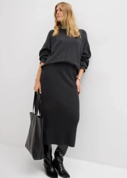 Damen bonprix Bekleidung·Umstandsmode|Bekleidung·Jeans|Pullover aus reiner Baumwolle