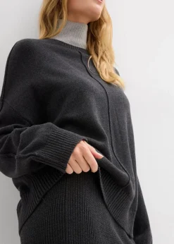 Damen bonprix Bekleidung·Umstandsmode|Bekleidung·Jeans|Pullover aus reiner Baumwolle