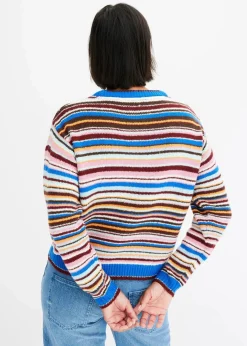 Hot Pullover gestreift Damen Bekleidung·Umstandsmode|Bekleidung·Jeans