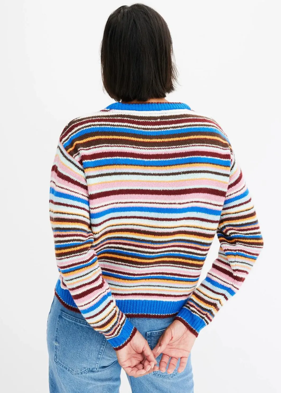 Hot Pullover gestreift Damen Bekleidung·Umstandsmode|Bekleidung·Jeans