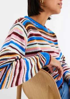 Hot Pullover gestreift Damen Bekleidung·Umstandsmode|Bekleidung·Jeans