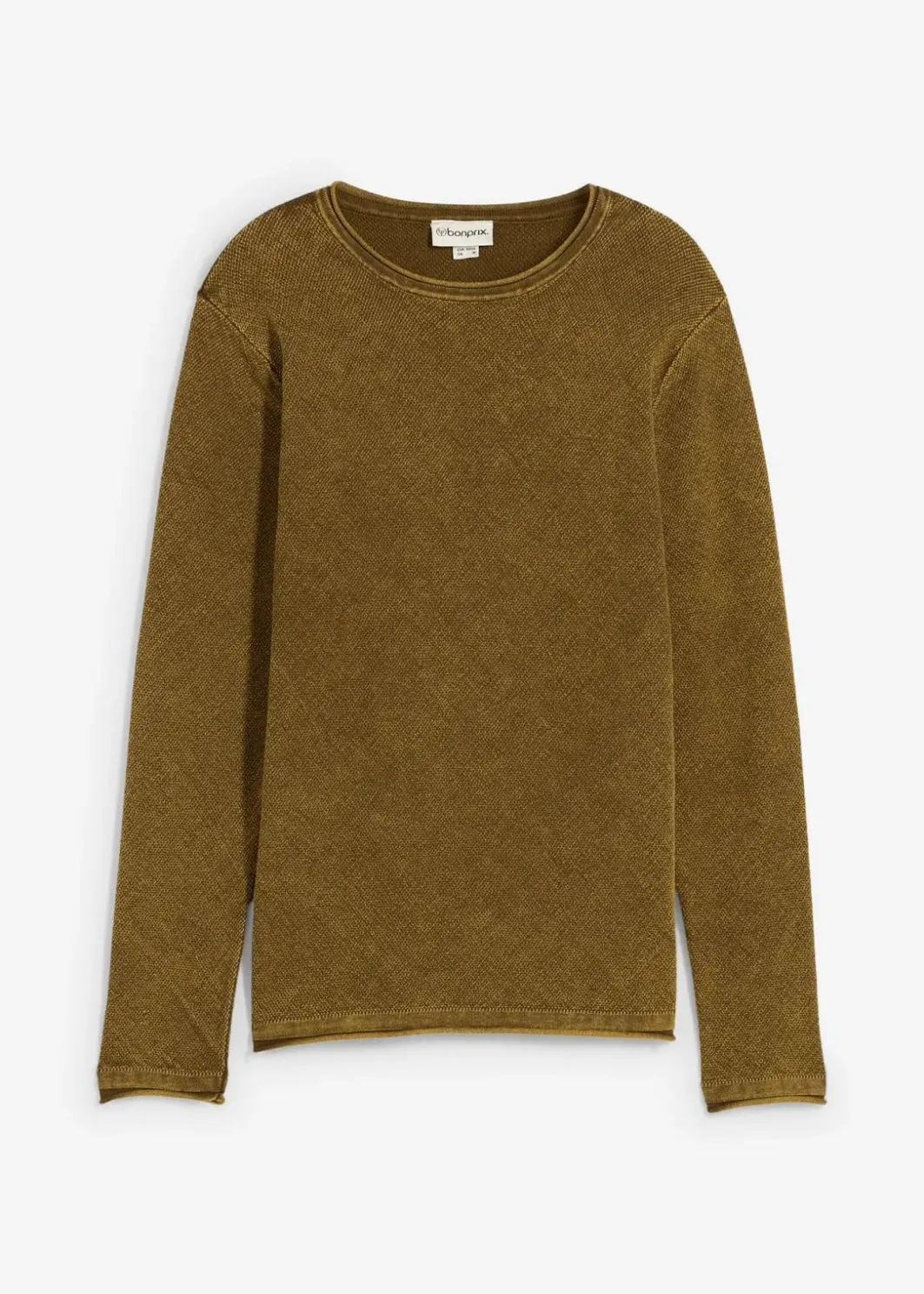 Hot Pullover in gewaschener Optik, Slim Fit Herren Große Größen|Pullover & Strickjacken