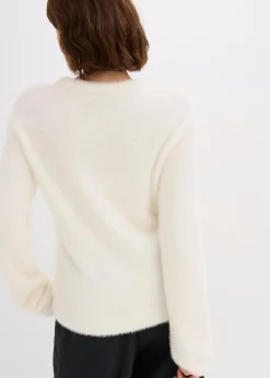 Best Pullover in Plüsch-Optik Damen Bekleidung·Umstandsmode|Pullover & Strickjacken