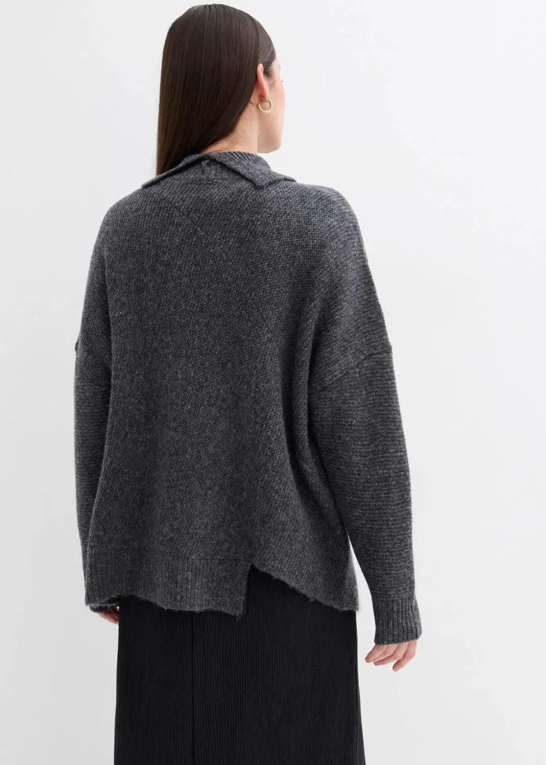 Sale Pullover mit asymmetrischem Saumverlauf und Wollanteil Damen Bekleidung·Umstandsmode|Bekleidung·Jeans