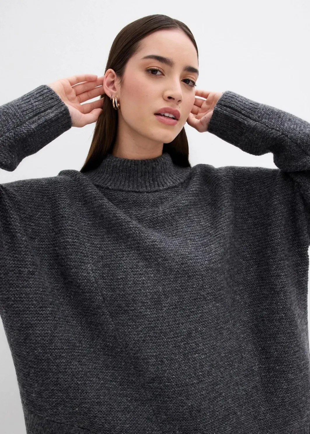 Sale Pullover mit asymmetrischem Saumverlauf und Wollanteil Damen Bekleidung·Umstandsmode|Bekleidung·Jeans