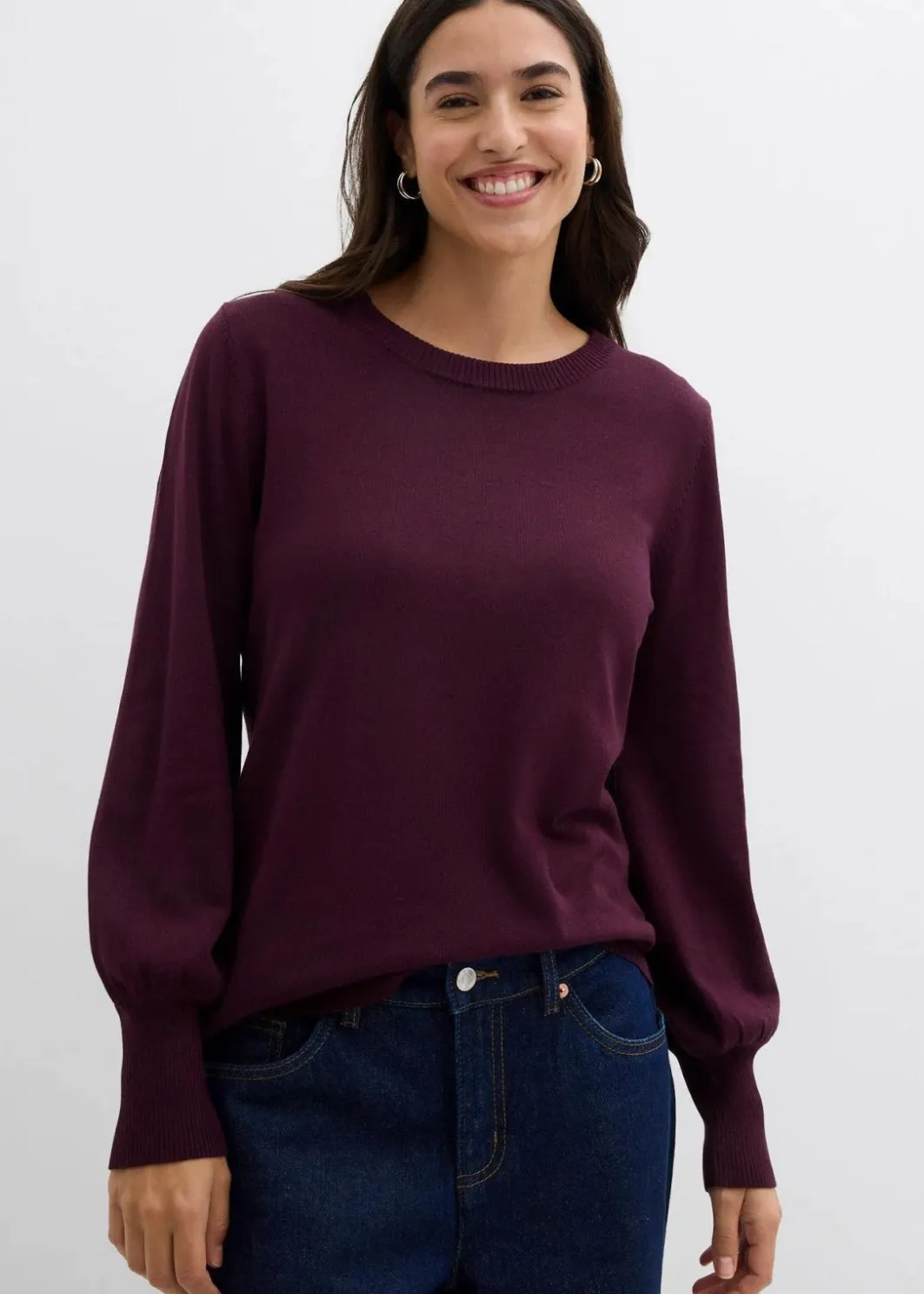 Online Pullover mit Ballon-Ärmel Damen Bekleidung·Jeans|Pullover & Strickjacken