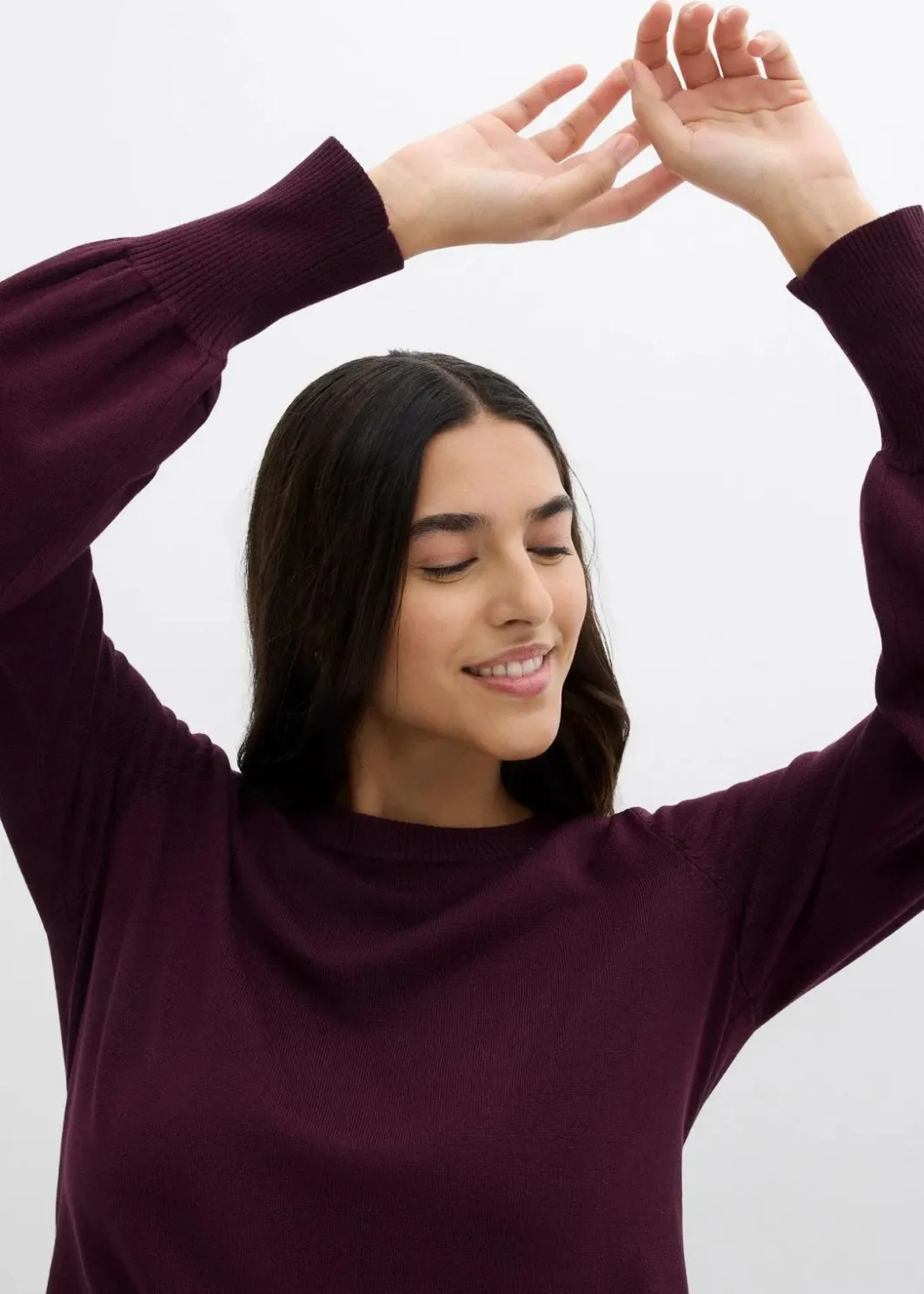 Online Pullover mit Ballon-Ärmel Damen Bekleidung·Jeans|Pullover & Strickjacken