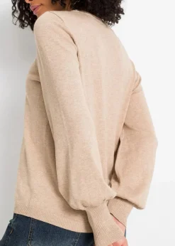 New Pullover mit Ballon-Ärmel Damen Bekleidung·Jeans|Pullover & Strickjacken