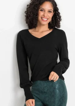 Damen bonprix Bekleidung·Umstandsmode|Strickmode|Pullover mit Ballonärmeln