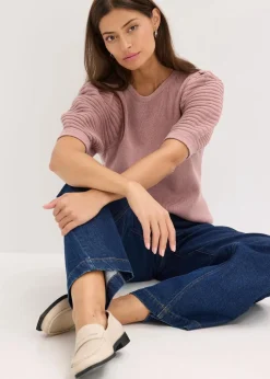 Best Pullover mit Ballonärmeln Damen Bekleidung·Umstandsmode|Bekleidung·Jeans