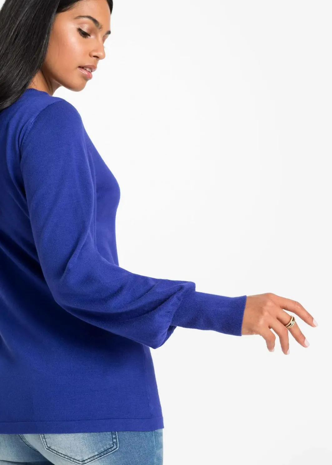 Damen bonprix Bekleidung·Umstandsmode|Strickmode|Pullover mit Ballonärmeln