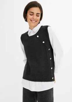 Clearance Pullover mit Blusen-Einsatz Damen Bekleidung·Umstandsmode|Bekleidung·Jeans