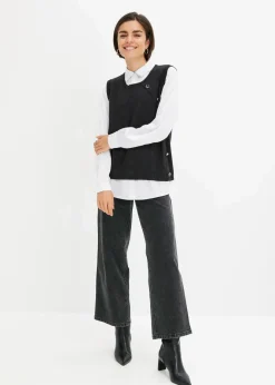 Clearance Pullover mit Blusen-Einsatz Damen Bekleidung·Umstandsmode|Bekleidung·Jeans