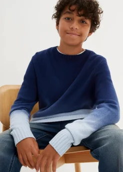 Online Pullover mit Farbverlauf Kinder Jungen 9-16 Jahre·Sweat & Strick