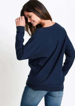 New Pullover mit Fledermausärmeln Damen Strickmode|Pullover & Strickjacken