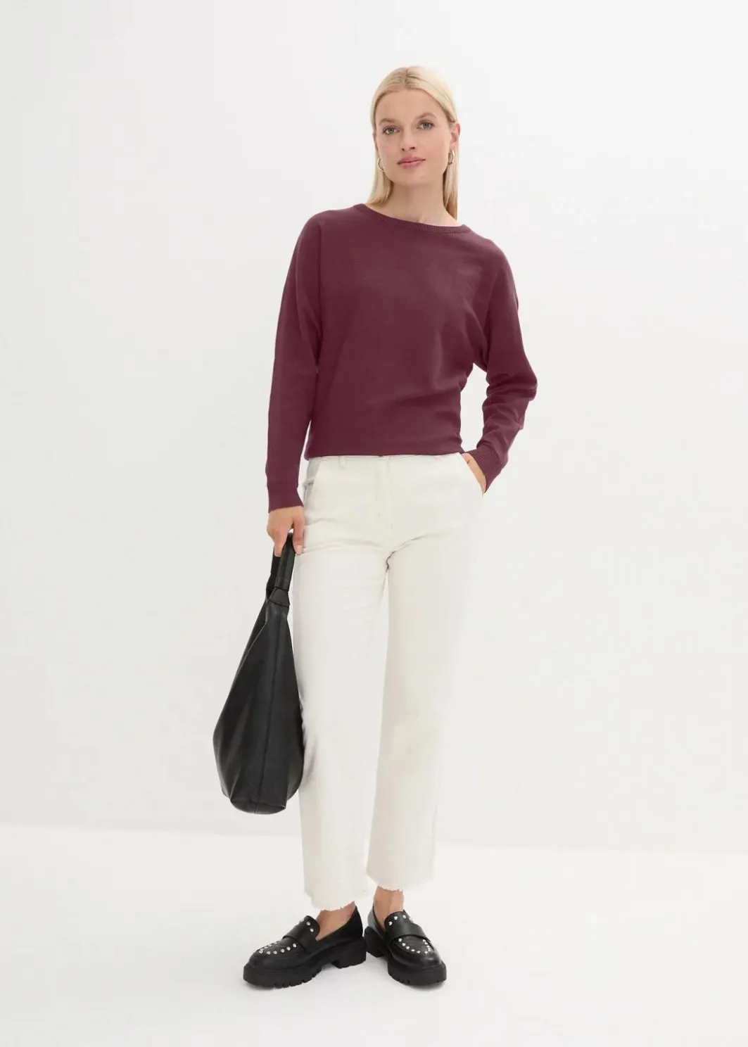 Online Pullover mit Fledermausärmeln Damen Strickmode|Pullover & Strickjacken
