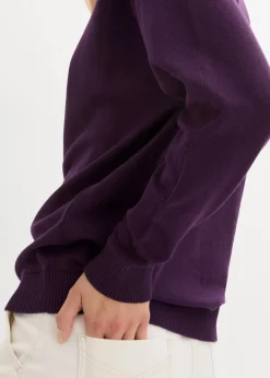 Damen bonprix Bekleidung·Jeans|Pullover & Strickjacken|Pullover mit Fledermausärmeln