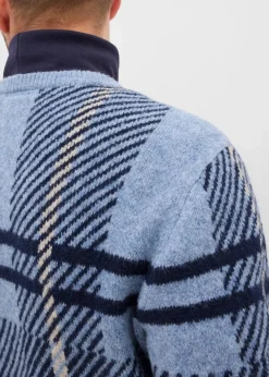 Herren bonprix Große Größen|Pullover & Strickjacken|Pullover mit Karomuster