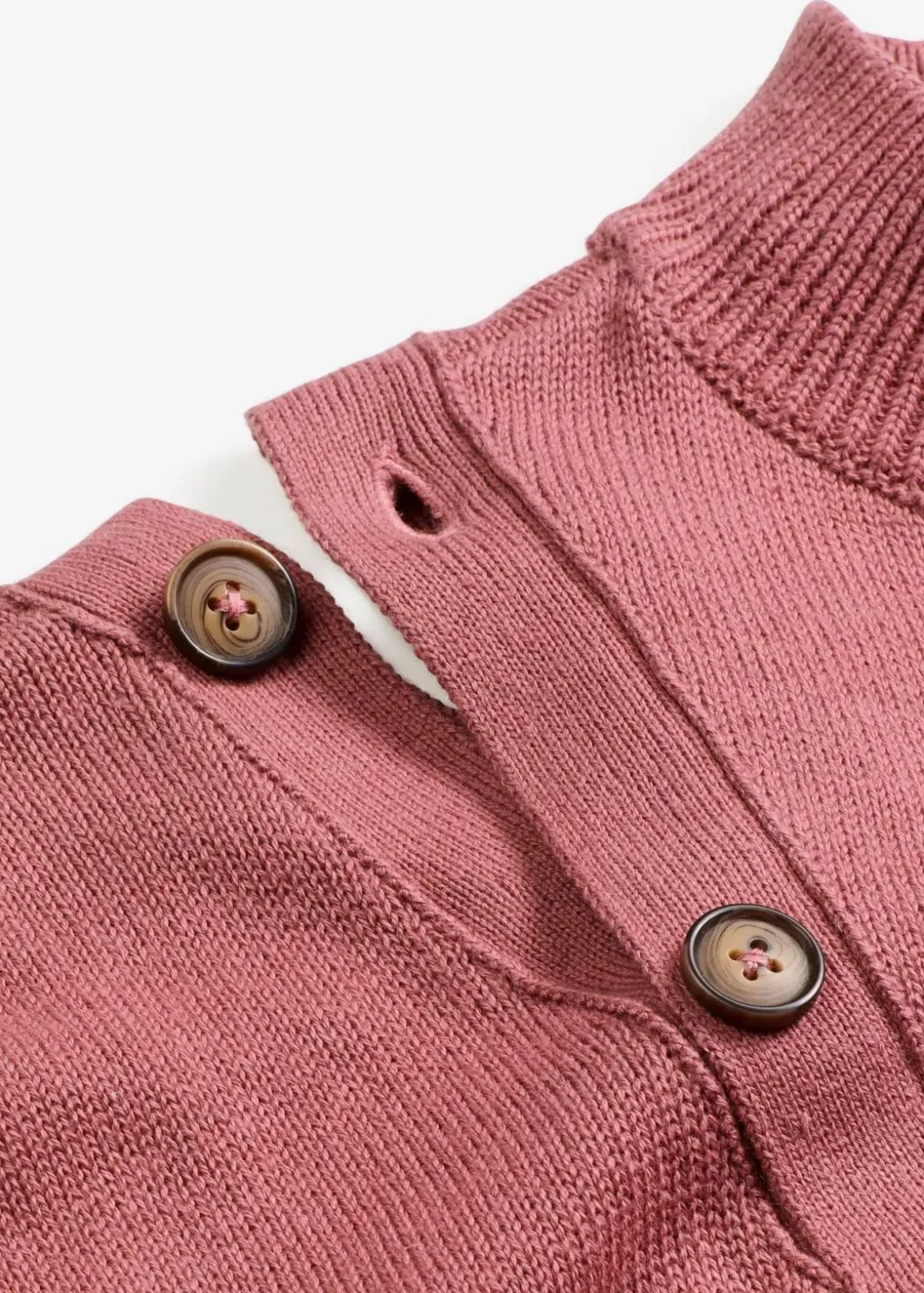 Damen bonprix Strickmode|Pullover & Strickjacken|Pullover mit Knopfleiste