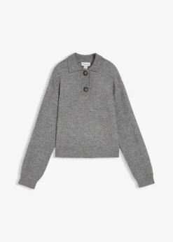 Damen bonprix Bekleidung·Umstandsmode|Strickmode|Pullover mit Kragen