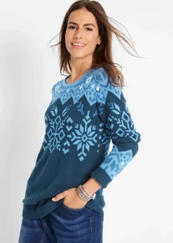 Damen bonprix Bekleidung·Umstandsmode|Pullover & Strickjacken|Pullover mit Norwegermuster