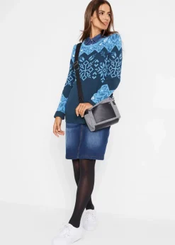 Damen bonprix Bekleidung·Umstandsmode|Pullover & Strickjacken|Pullover mit Norwegermuster