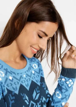 Damen bonprix Bekleidung·Umstandsmode|Pullover & Strickjacken|Pullover mit Norwegermuster